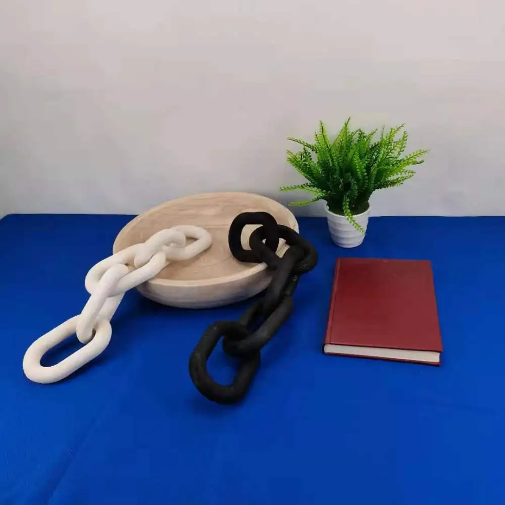 Custom wholesale natural wood bowl wood pot, fruit plate, round shape/wooden chain set