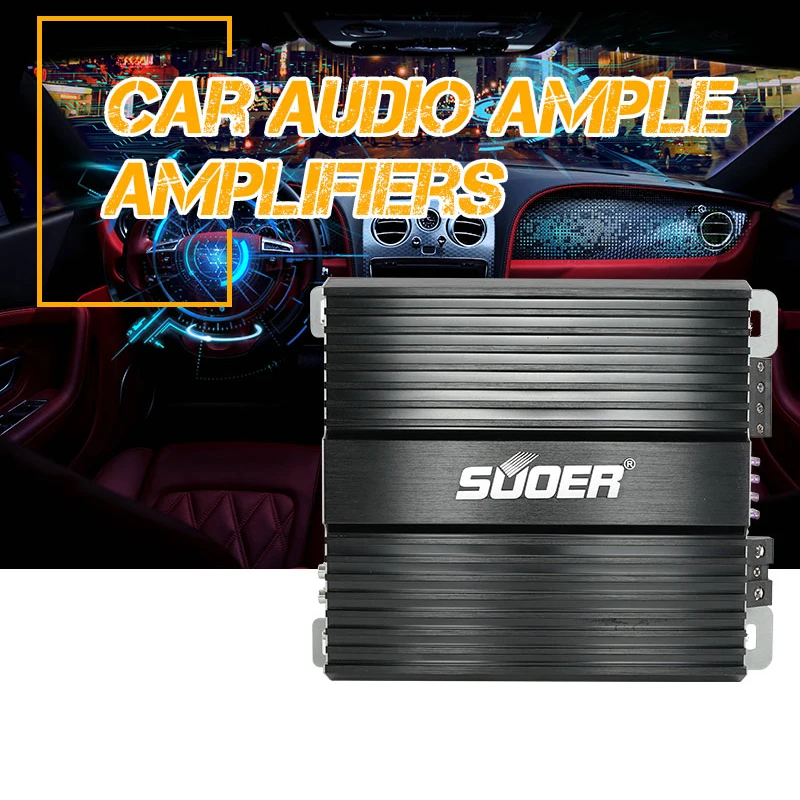 Suoer CB-1200D-C 3600 Вт автомобильный усилитель сабвуфер