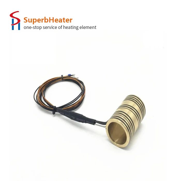 Brass Hot Runner Heater Nozzle Coil Heater with Thermocouple