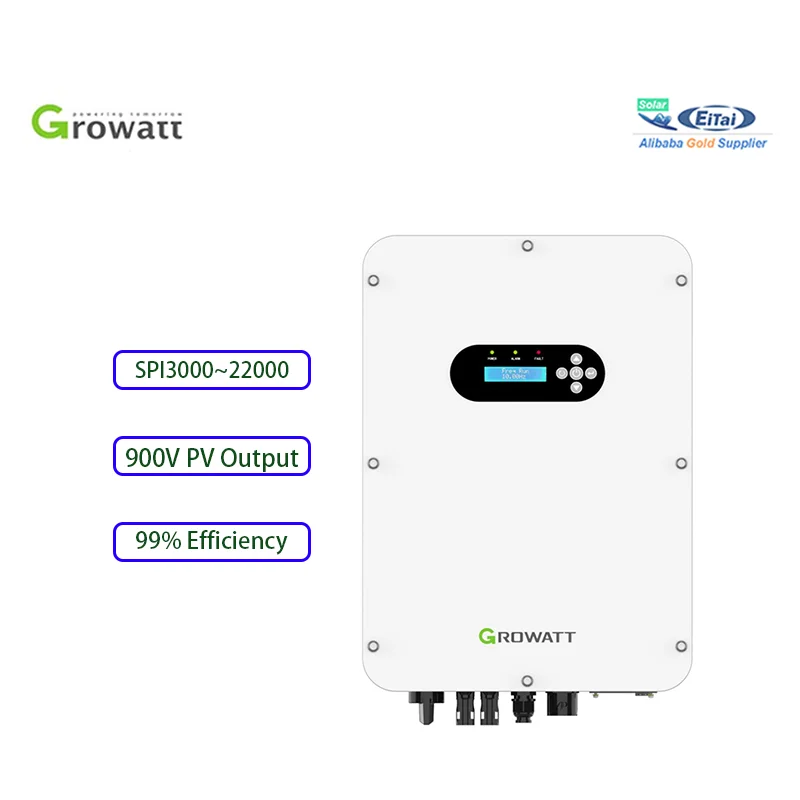 Growatt 3000kw насоса на солнечной батарее 380v 220v 5500 Вт Солнечный насос контроллер трехфазный ЖК-монитор частоты 5.5kw водяной насос на солнечной батарее инверсор