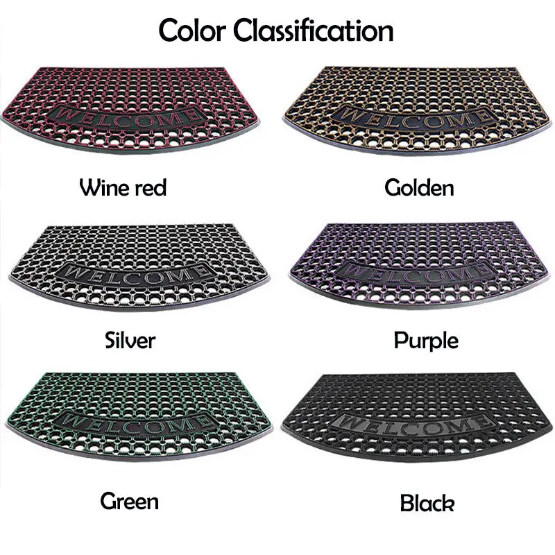 Best Selling Durable Using  Non-slip Door Mat With Hole Wet Area Anti Fatigue Kitchen Floor Mat Drainage Rubber Mat