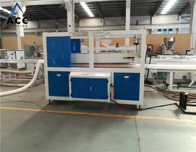 PP/PE Spiral pipe extruder machine supplier/Plastic Spiral Protective Sheath Tube machine