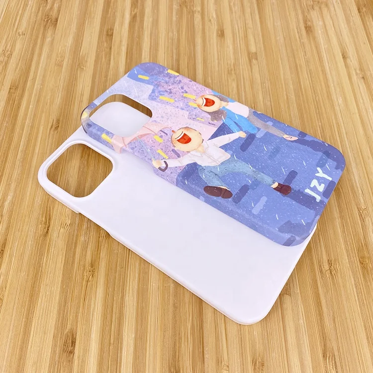 3D Sublimation Phone Case Blanks Coated Snap Phone Case Mobile Cover for iPhone 11 12 13