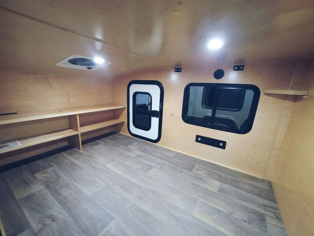 China Professional Manufacture prefab tiny house  Rv Camper Caravan Trcuks with Integrated Camping Caravan Travel Trailer