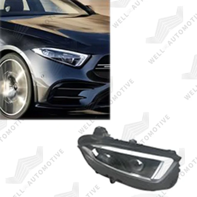Factory Sale Aftermarket ABS Headlights Auto Light Accessories LED Head Lamp Automotive Head Light For CLS