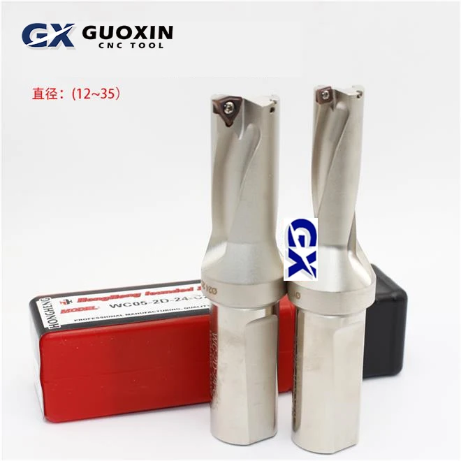 U Drill Indexable high speed 2D/3D/4D/5D U-Drill with WCMT WCMX SPMG Inserts