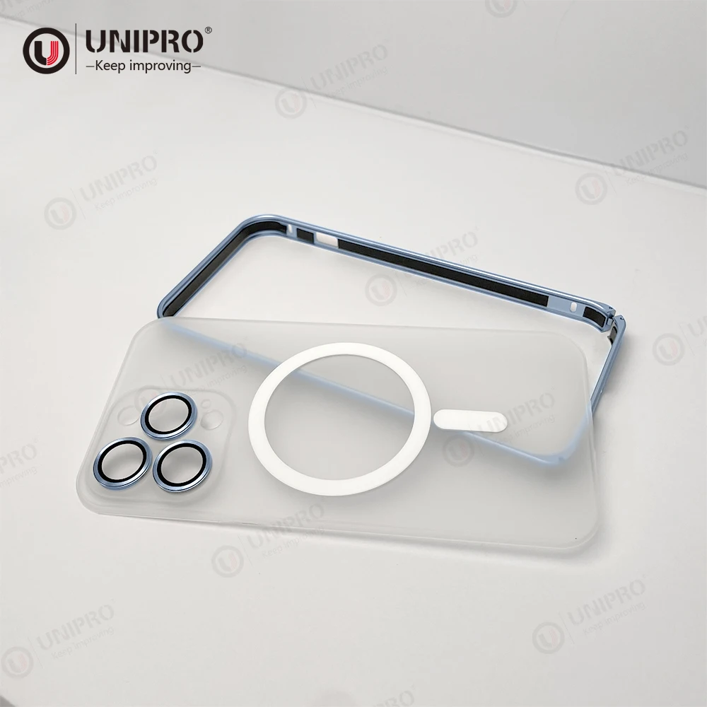 Mag-safe Aluminium Alloy Frame Magnetic Shockproof Coque Lens Camera Protection Mobile Phone Case For iPhone 12 13 14 Pro Max