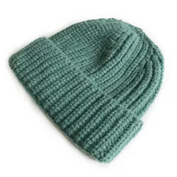 Winter Hot Sale Kids Comfortable Baby Soft Beanie Knitted Solid Color Hat for Boys Girls