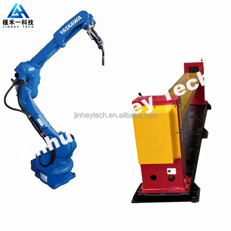 automatic 500kg 2500*800mm Turntable Axis load 300-1000kg china welding positioner table for Yaskawa, kuka, abb, fanuc robot