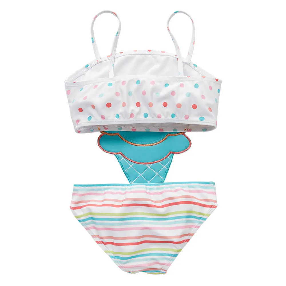 swimming kids girls swimsuit baby girl cartoon cute one-piece swimsuit