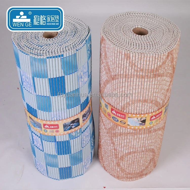 Wholesale high quality Home area rug floor carpet PVC printed anti slip mat rolls