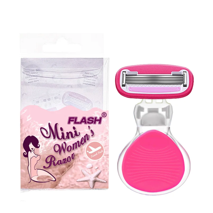 Best Selling Portable Razor for Women Triple Blade with 5 Blades for Face Body Shaving and Underarm Use