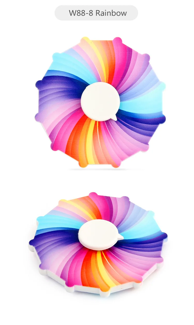 New Trend 3d Run Animated Fingertip Gyro Alloy Metal Gifts Fidget Spinner For Kids