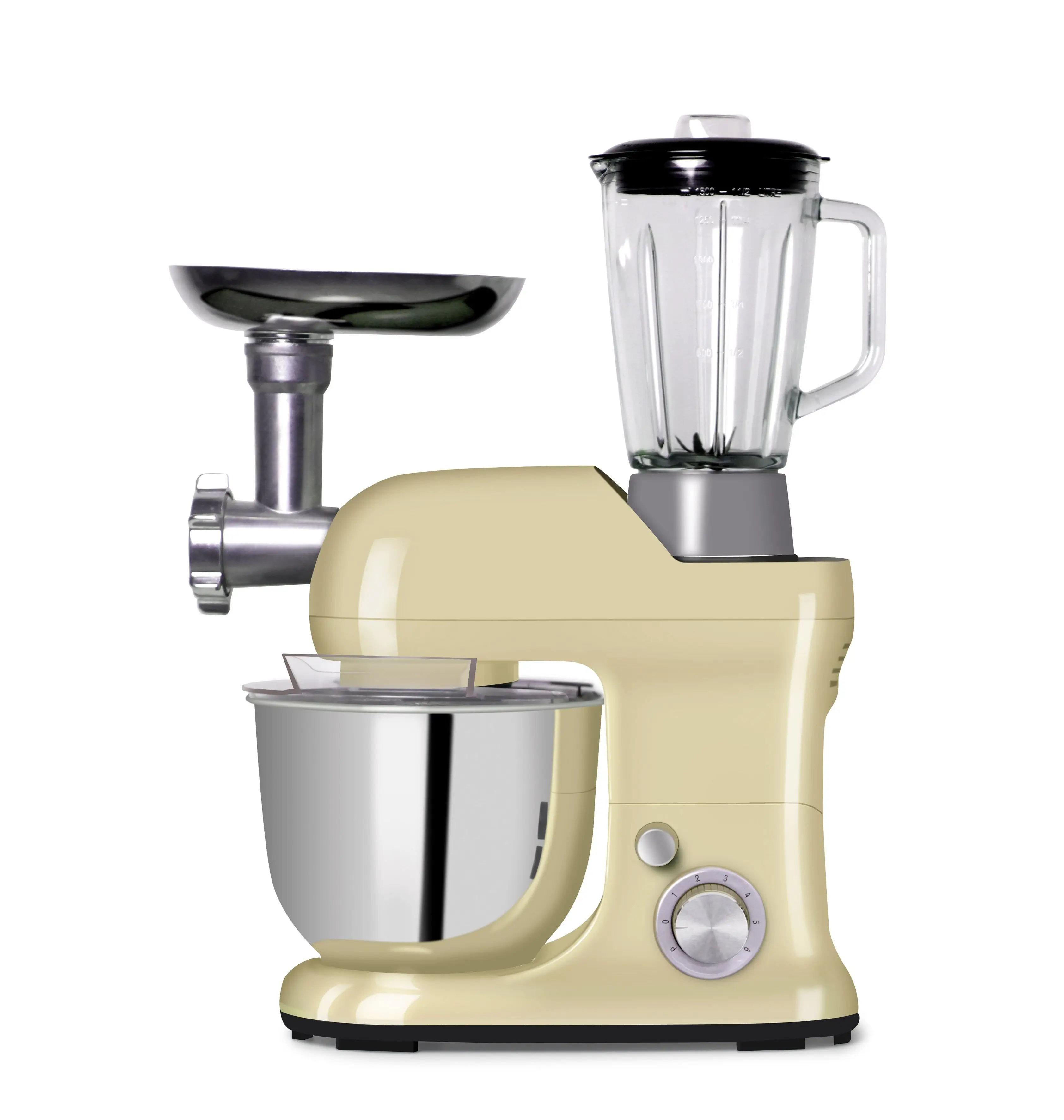 Бренд Cheftronic 1200 Вт 5 в 1 кухонный комбайн Электрический стенд пищевой миксер с мясорубками и ручным