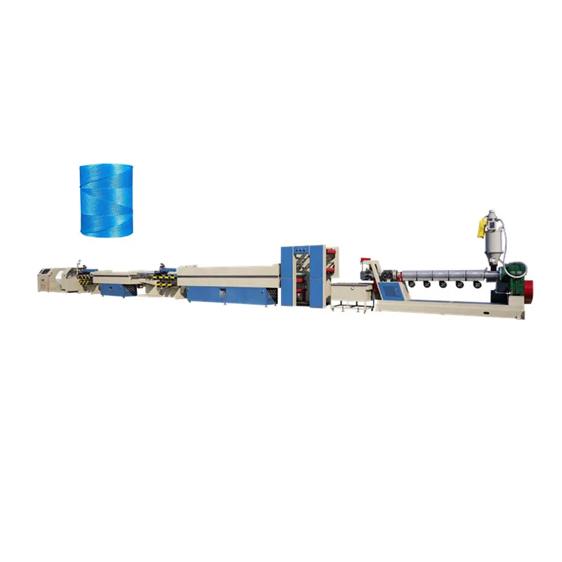 plastic polypropylene pp baler twine rope yarn making machine
