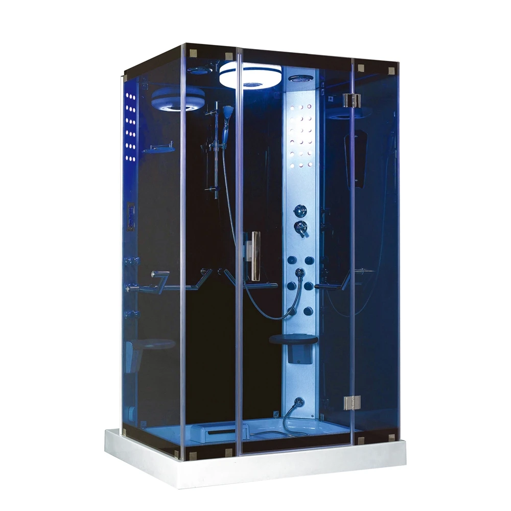 luxury steam shower room cabin complete bathroom shower cabins with stainless steel handles