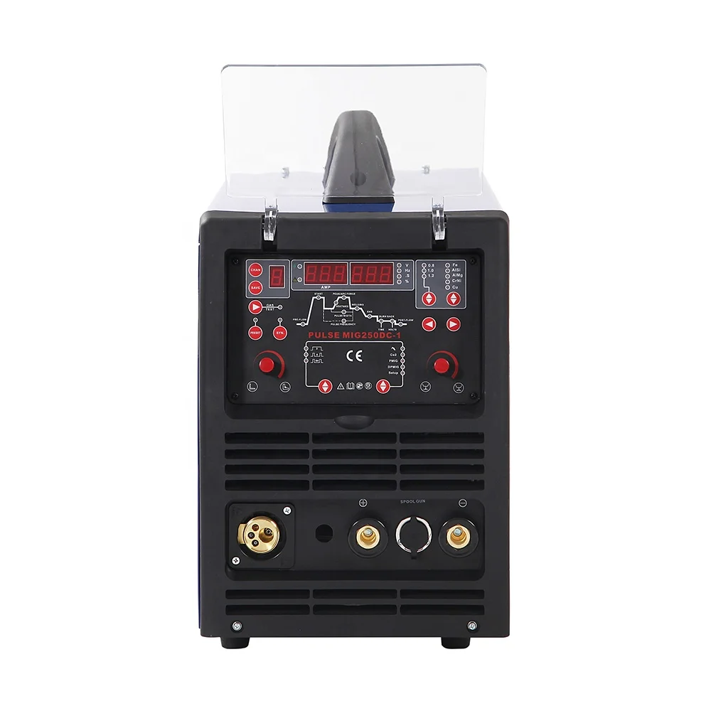 Semi Auto High Efficiency 250A Double Pulse Aluminum MIG Welder Pulse MIG Welding Machine