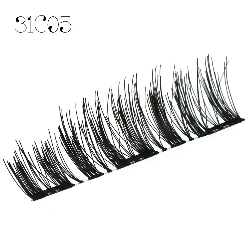 
Hot Sale Factory Wholesale Reusable Triple Magnetic Eye lashes 