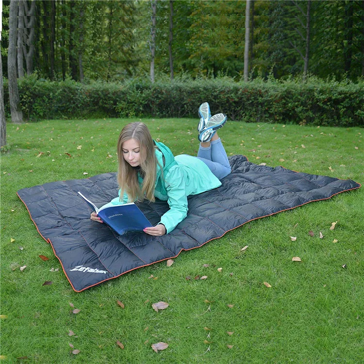 Puffy Printed Outdoor Camping Blanket for Traveling Picnics Beach Trips Concerts