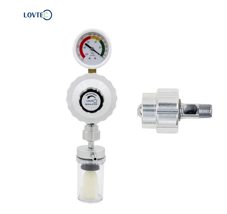 Lovtec Newest Medical vacuum devices  vacuum valve suction regulator pressure Adjust with safety bottle