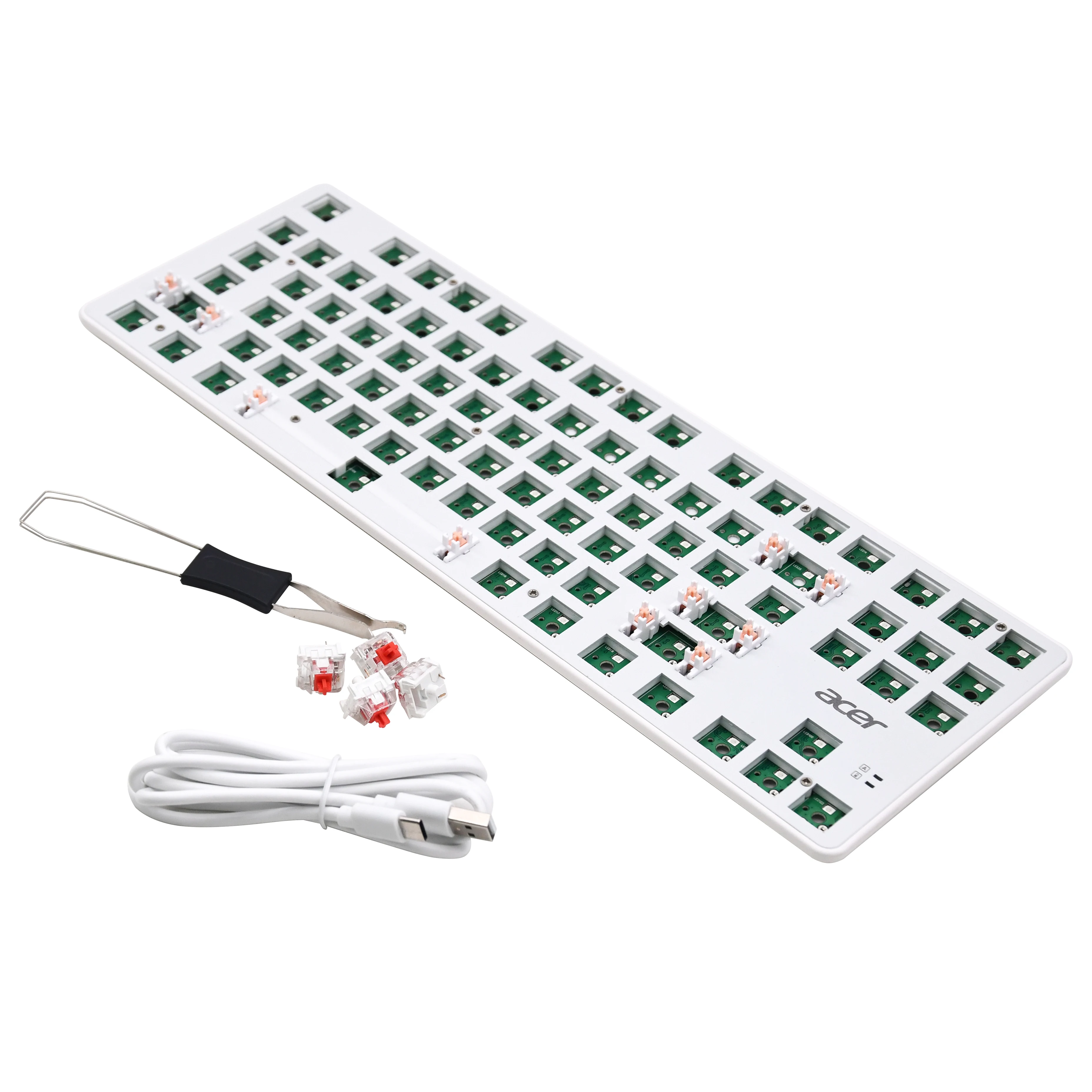 Hot Sale Trip-Mode BT 5.0 Wireless 2.4g Wired  Hot Swap DIY Switch 87 Mechanical Keyboard Kit