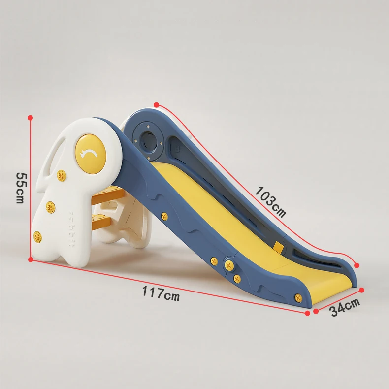 Resort Hotel Toddler Pc Tobogan Plastic Escorrega Criancas Play Ground Foldable Slide Children Sliding Toys Plastic Slides