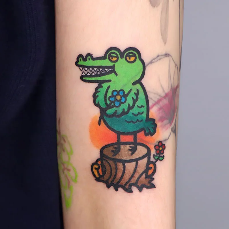 Small Transfer Flower Tattoo Tiny Temporary Colored Finger Tattoo More Than 20 Tattoo Stickers Can Be Obtained From One Image