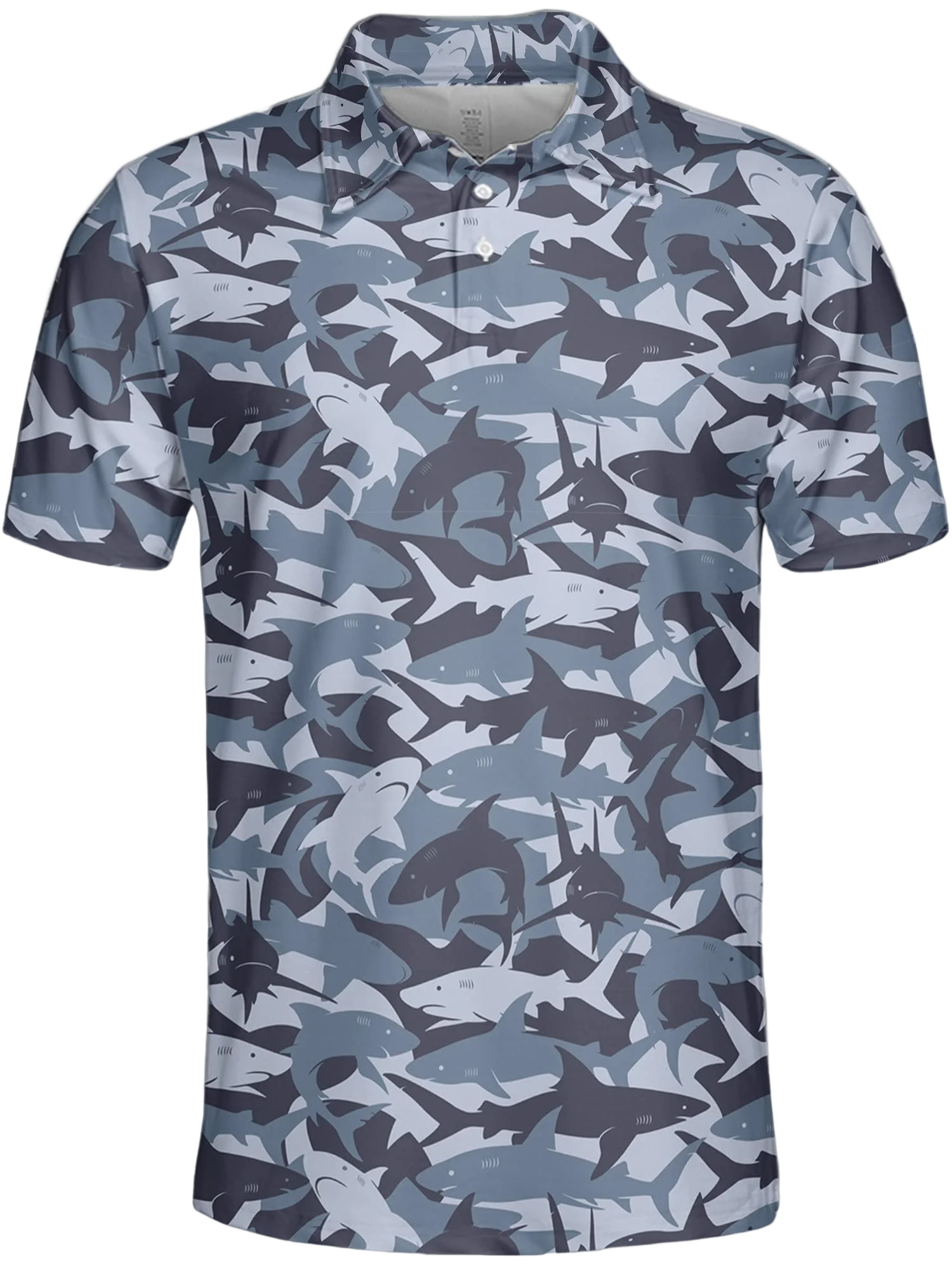Custom logo oversized real tree camo graphic digital printing sublimation spandex polyester golf polo t shirts