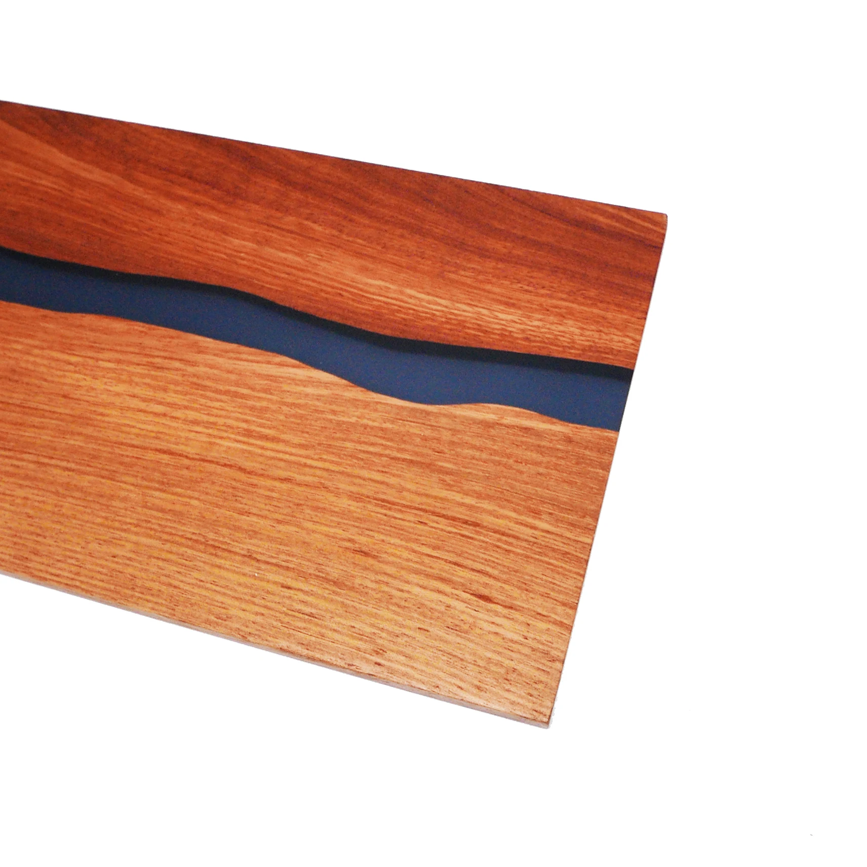 Kitchen Accessories High Quality  Epoxy Resin Wooden River Cheese Board Acacia Cutting Board