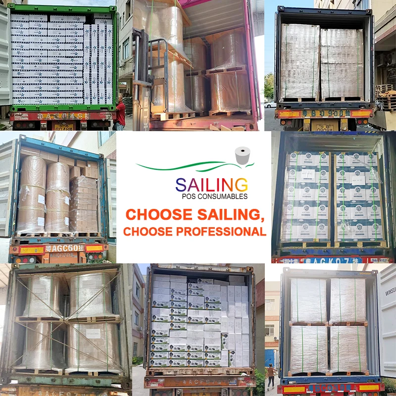 57x40mm 80x80mm  cash Register Receipt Paper Thermal Paper with OEM boxes design