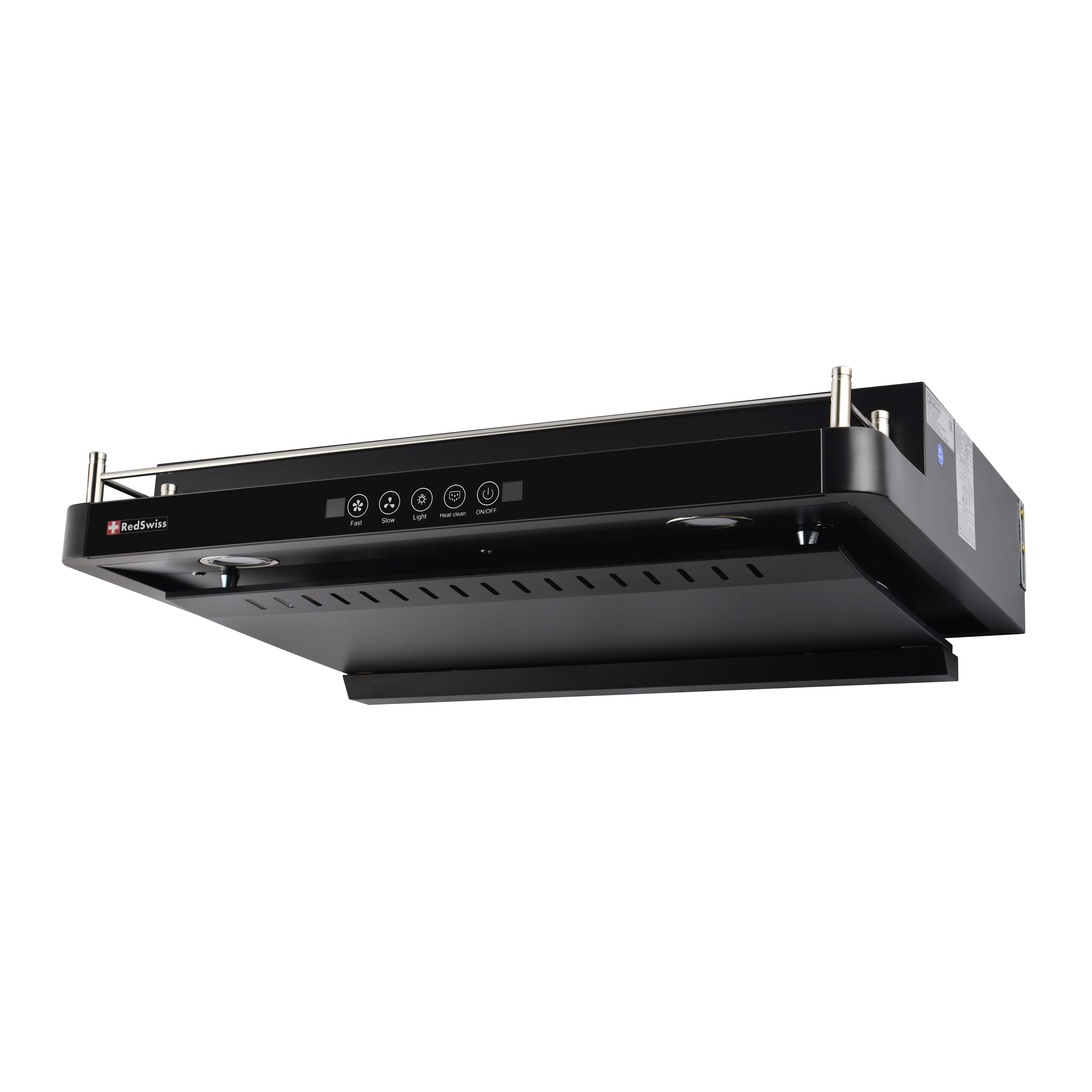 Multiple Types Push Button Switch Kitchen Range Hood Fan with Motor