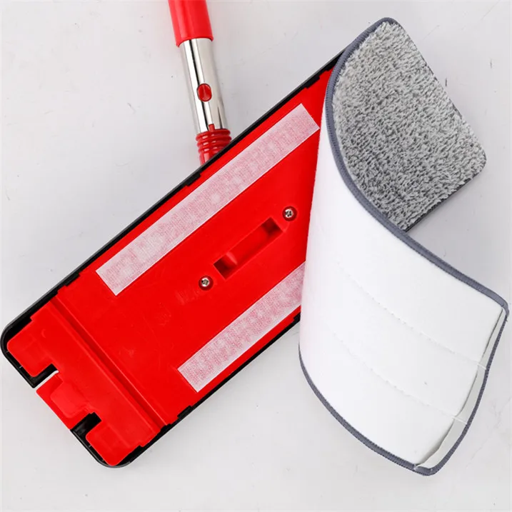 New Fashion Hand Free Flat Squeeze Mop and Bucket Microfiber Scratch Squeeze Floor Mop for Home Cleaning