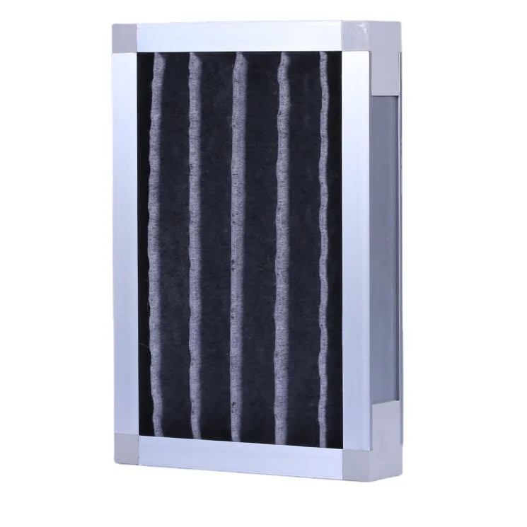 Industrial use G4 Galvanised Steel Frame Carbon panel Pre air filter for China Manufacture