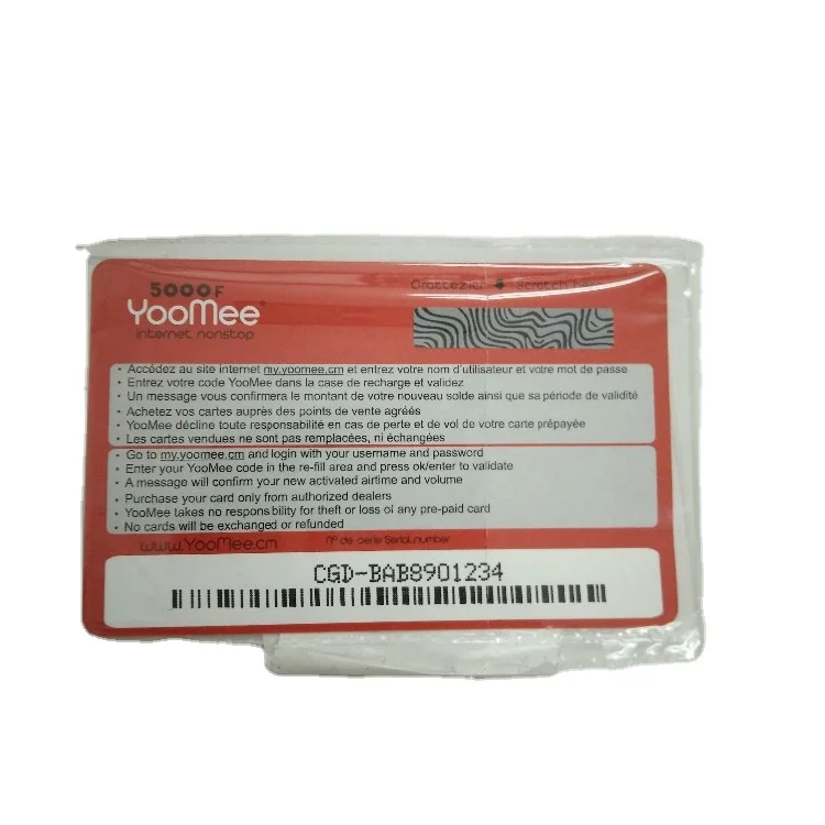 Offset Printing high quality lotteries scratch cards for sale