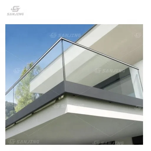 Sanjing quality balcony u channel glass railing