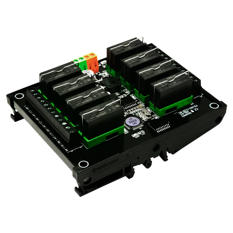 Релейный модуль с функцией расширения IO-порта связи RS485, поддерживает протокол Modbus, датчик таймера 16 А