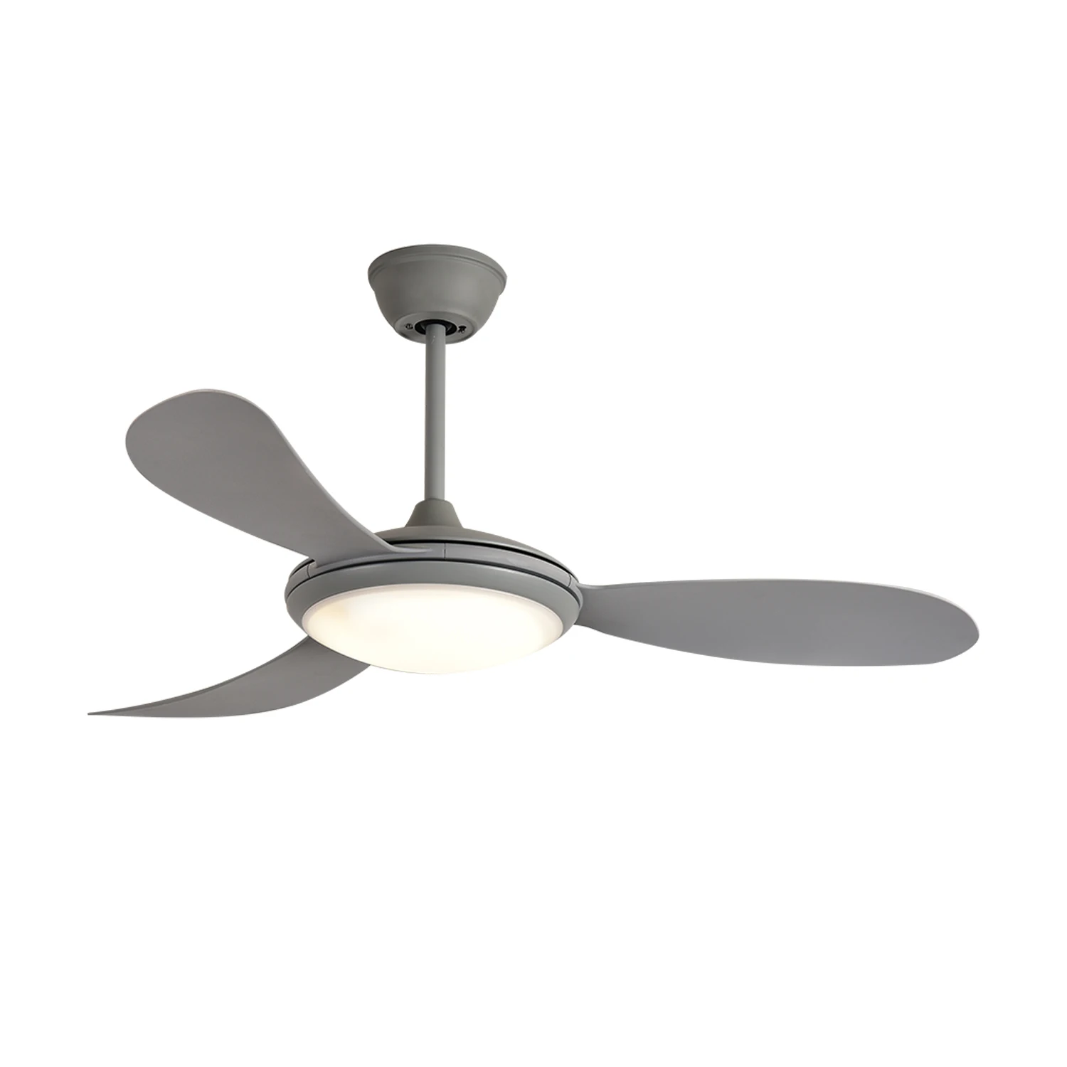 
Wood Grain Modern Style Indoor white ceiling fan with led light ac 120 ceiling fan with led 