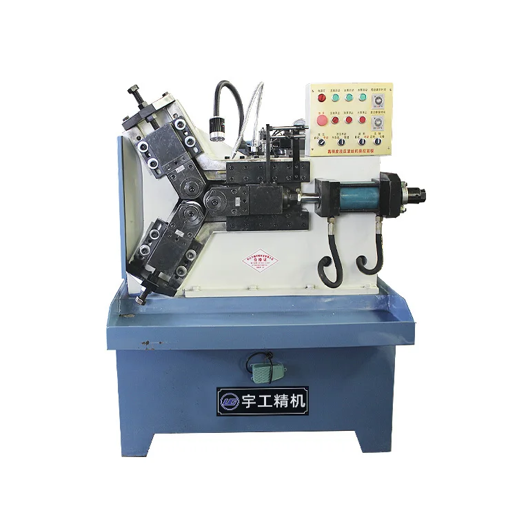Three-axis ZC28-40 type Newest China Cnc Rebar Pipe automatic hydraulic Threading Rolling Machine