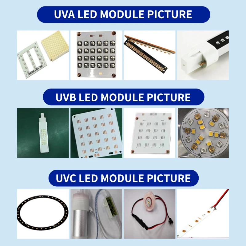 2023 NEW 6868 Uvb Diodes Cob Chip UV LED Module Aluminum 254nm 265nm 275nm 300nm 305nm308nm 295nm 311nm 315nm Phototherapy 1A