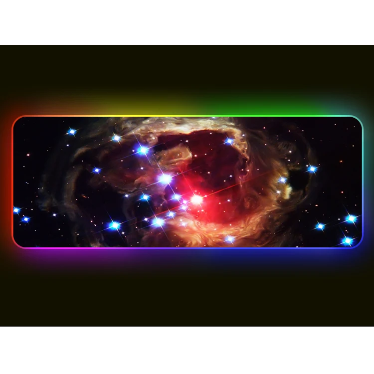
Заводская Прямая продажа Расширенный сублимационный Пользовательский логотип RGB игровой коврик для мыши 