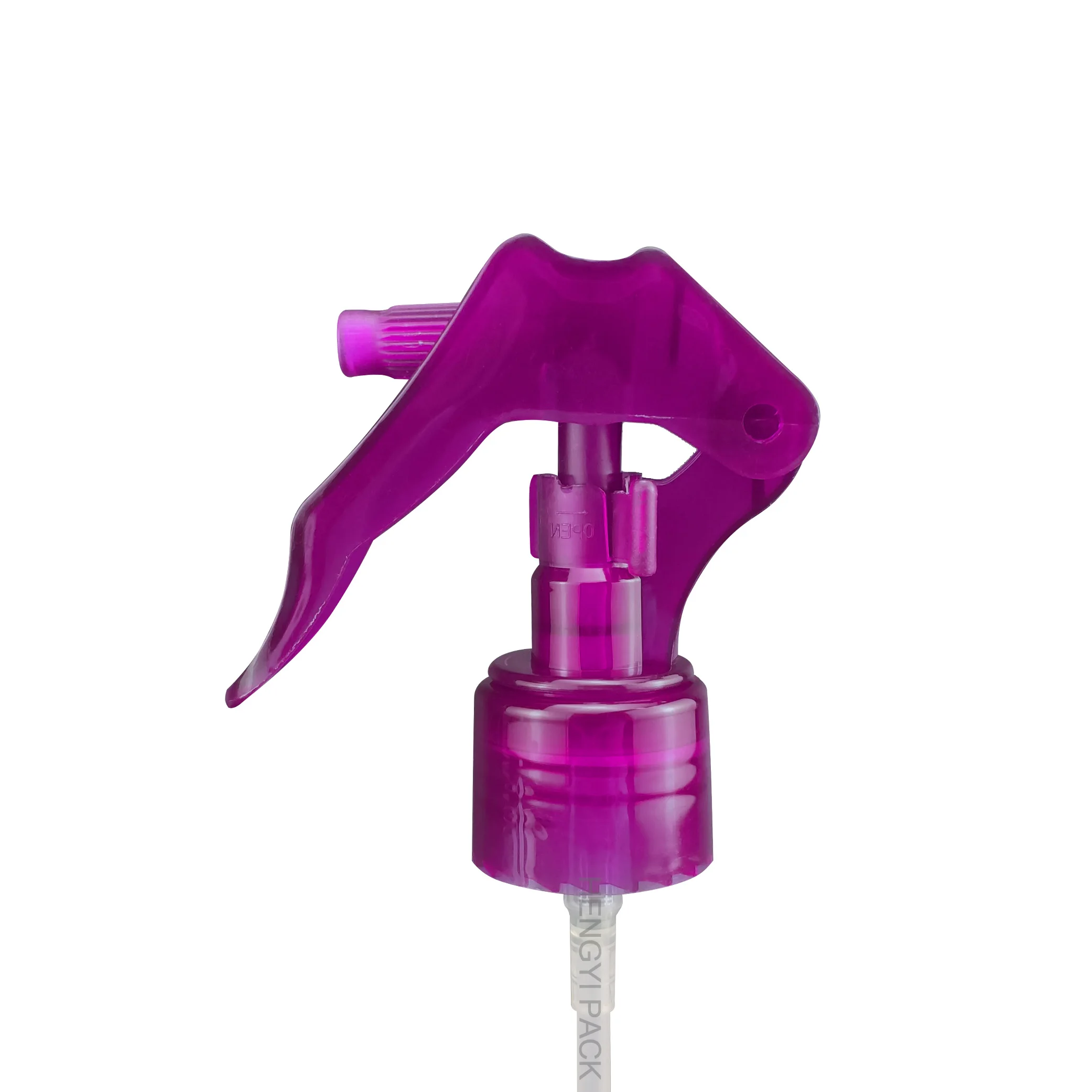 Mini Trigger Sprayer Finger Sprayer All Plastic Smooth Collar Ribbed Collar 20/410 24/410 28/410 for Perfume Spray Bottle