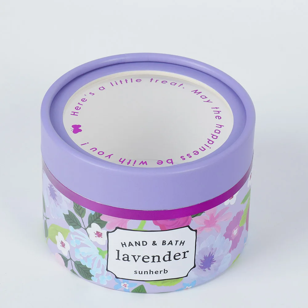 Customized Cardboard Paper Tube Round Candle Jar Packaging Hard Case Cylinder Candles Box