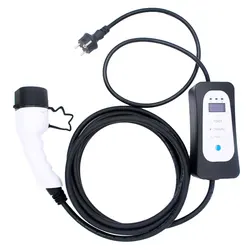 home ev charger  16A 3.6kw schuko plug Adjustable portable ev charging