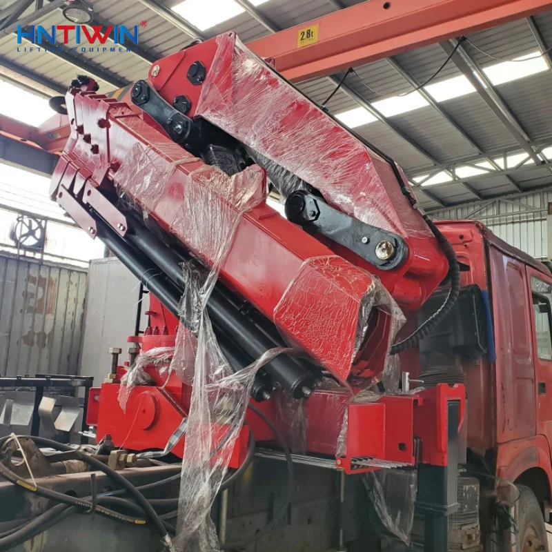 China factory cheap industrial knuckle boom truck crane manipulator 12 t for sale