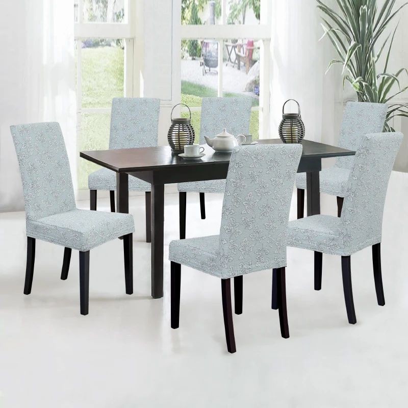 Fashion floral jacquard chair cover wedding durable dining cover for chairs stretch