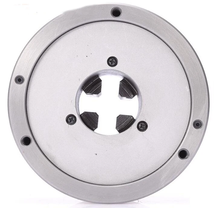 Special price SANOU brand 4-jaw claw linkage K12 160MM through-hole self centering manual chuck for lathe