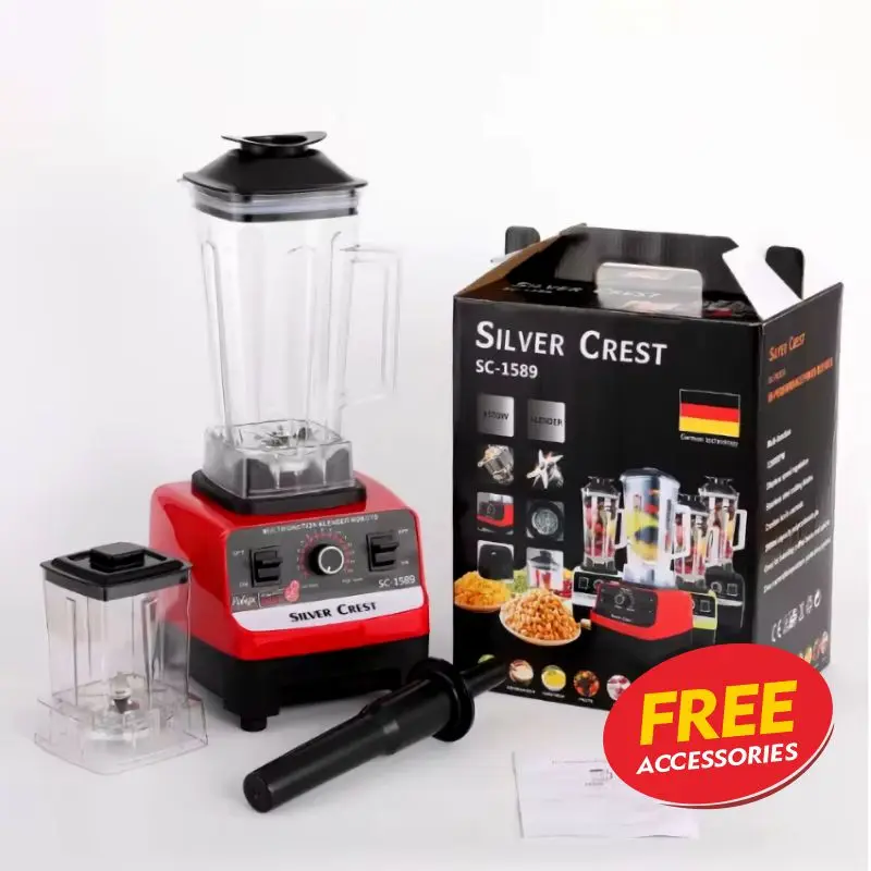 2 in 1 4500w kitchen appliances heavy duty commercial mixer smoothie juicer food processor silver crest blender