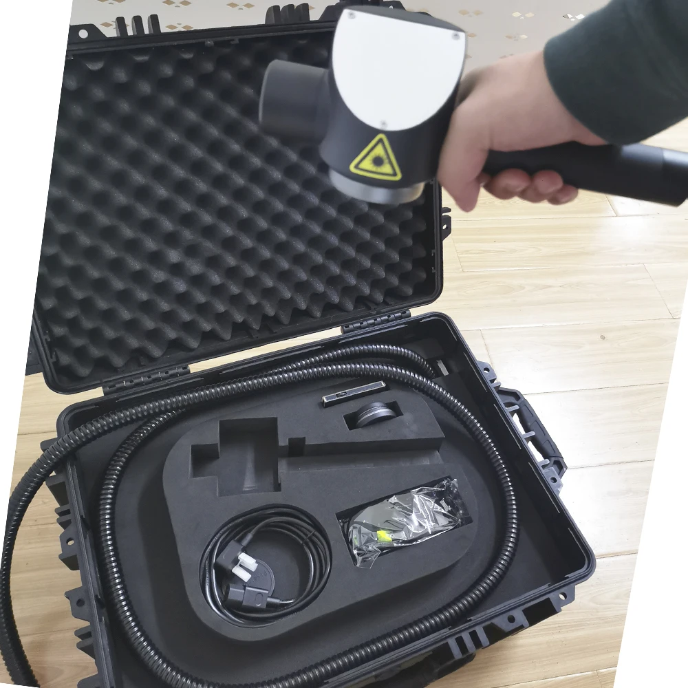 200w Pulse Laser Cleaning Machine Fast Brick for Paint and Rust on Metal Wood Oxide Cleaner