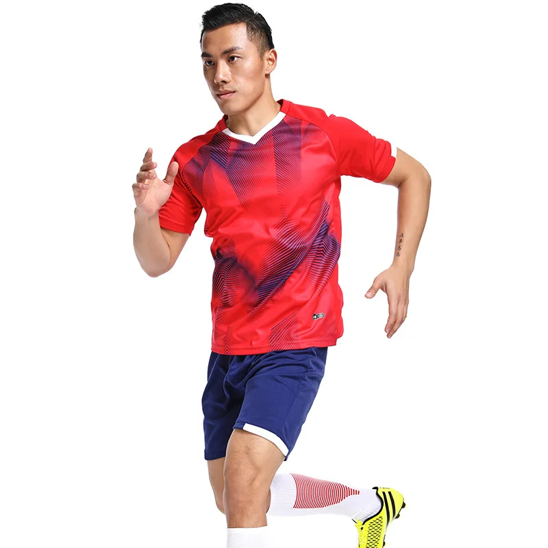 Mesh Football Jersey Training Sportswear Gym Breathable Quick Dry Football Uniform Suits