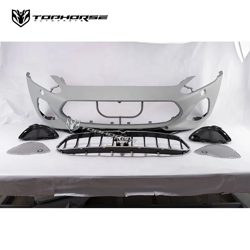 Front Bumper For Maserati GranTurismo Zeda Sport Grille  Auto Parts Car Bumper PP Material